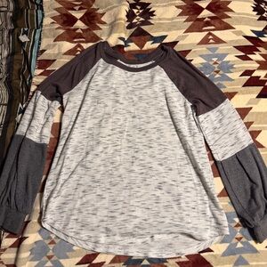 Colorblock Long Sleeve Women's Top